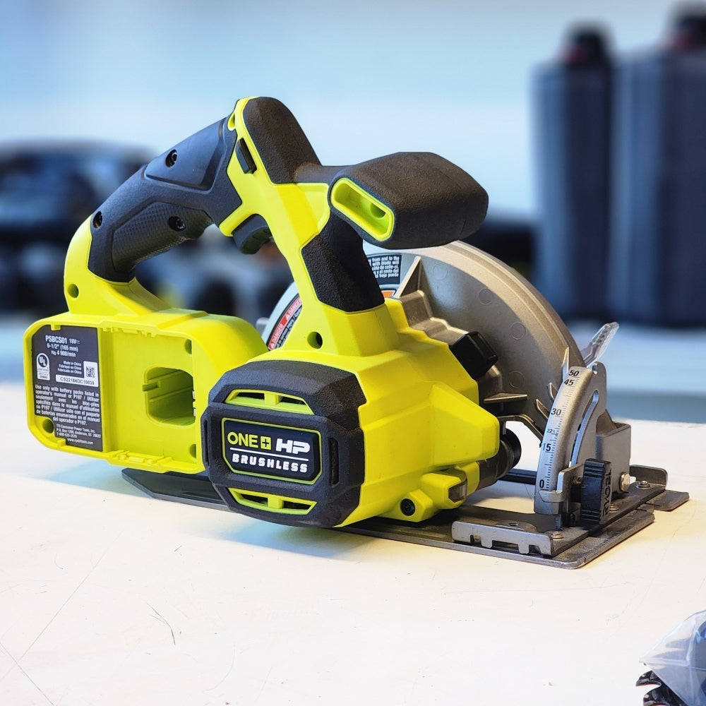 One + HP 18V Brushless Cordless Compact 6-1/2 in. Circular Saw One + HP 18V Brushless Cordless Compact 6-1/2 in. Circular Saw